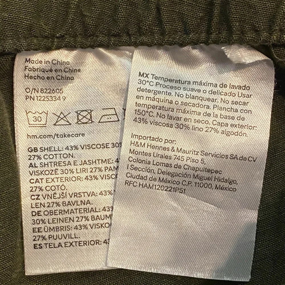 H&M linen blend